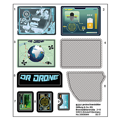 30806844_sparepart/Etikett 9250 "Dr. Drone's Command Centre